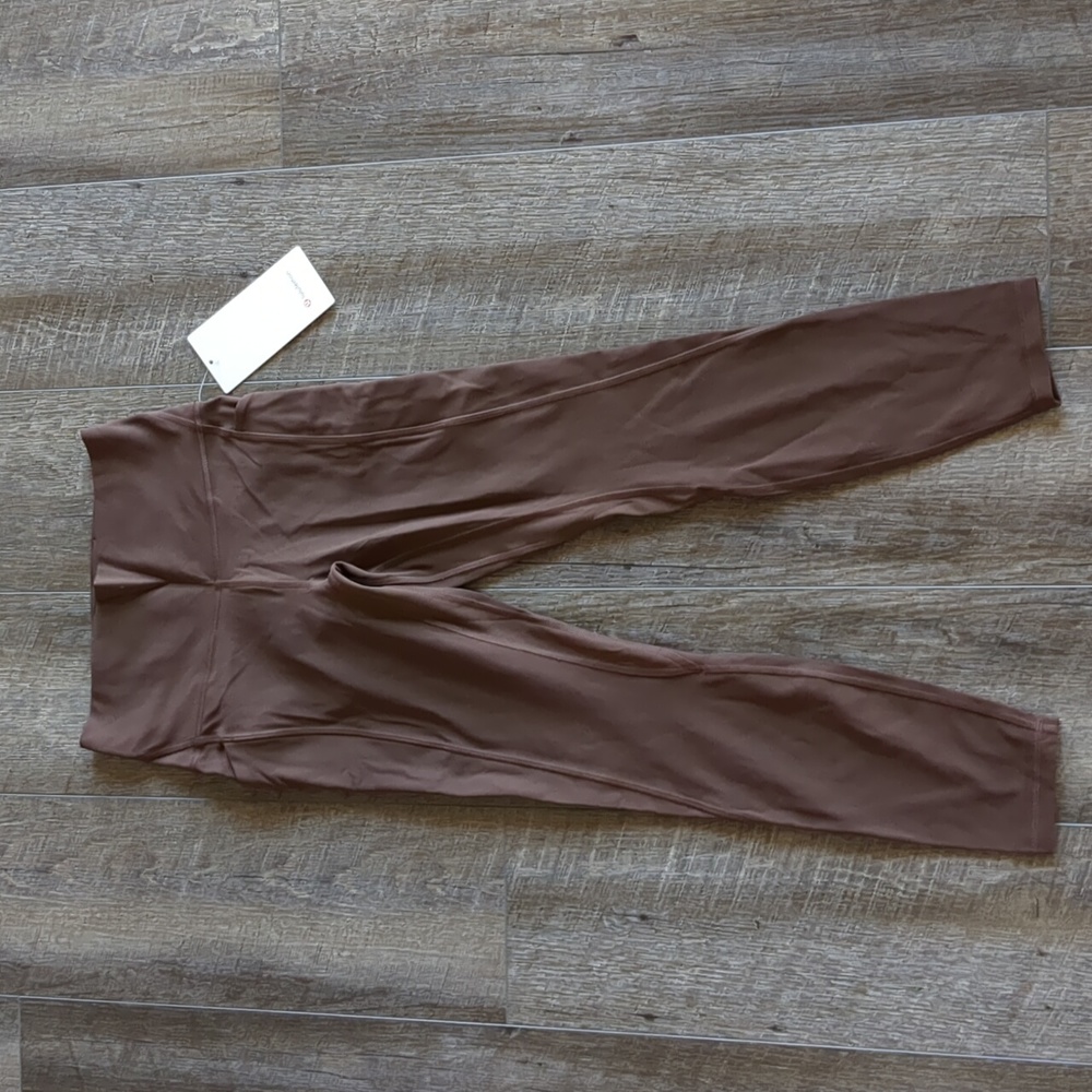NWT Lululemon Align Sz 6 High-Rise Pant with Pockets 25" Java
